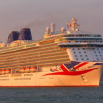 Britannia departs Southampton