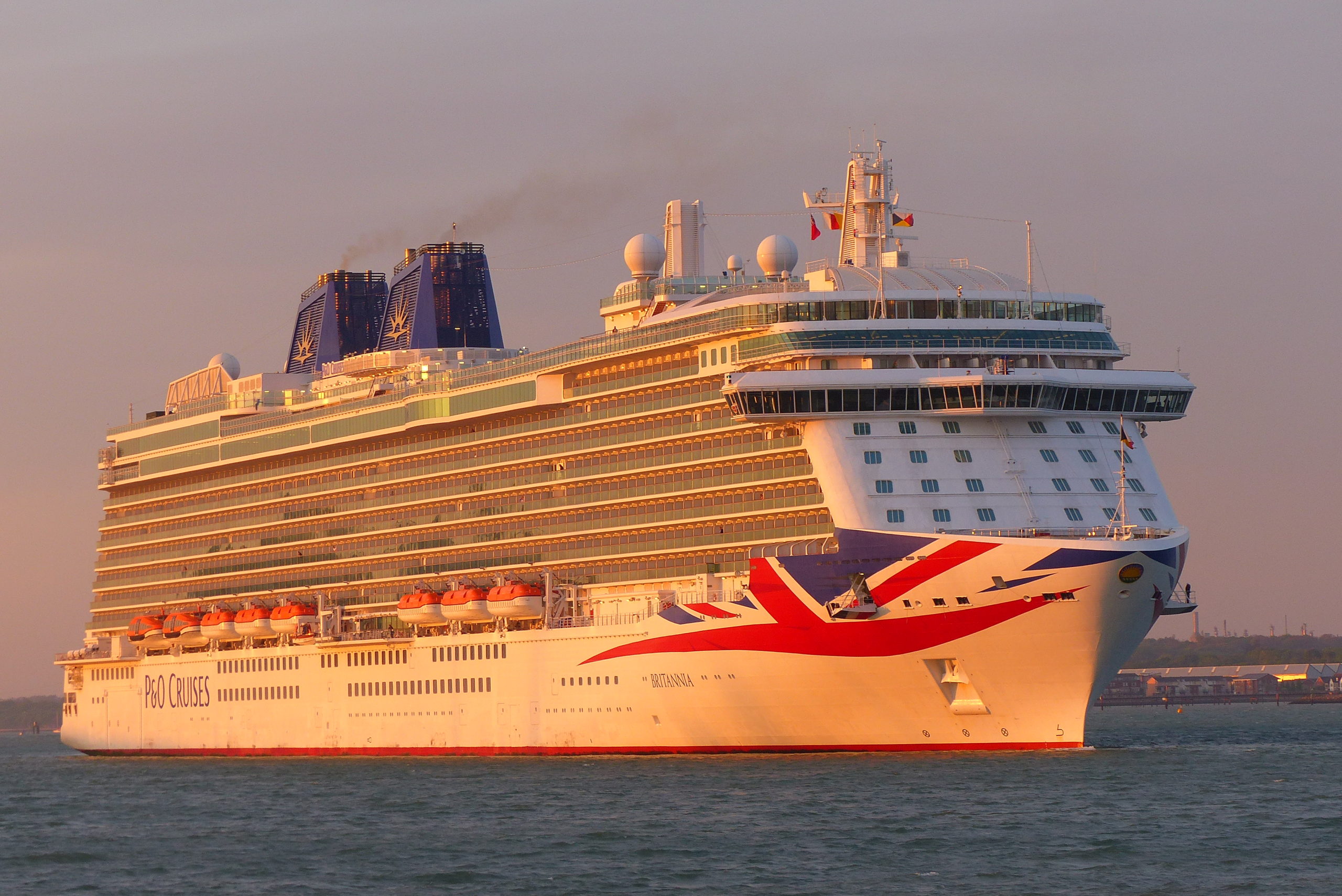 what happened on britannia cruise ship