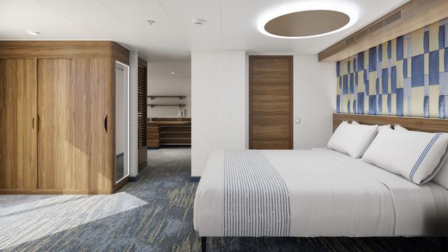 Excel Corner Suite on Carnival Mardi Gras