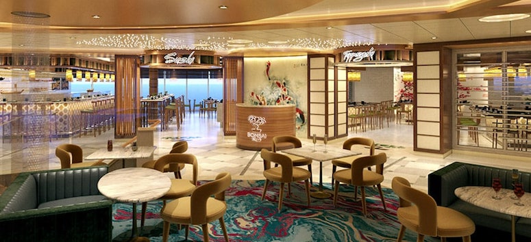 Bonsai Sushi & Teppanyaki on Carnival Mardi Gras