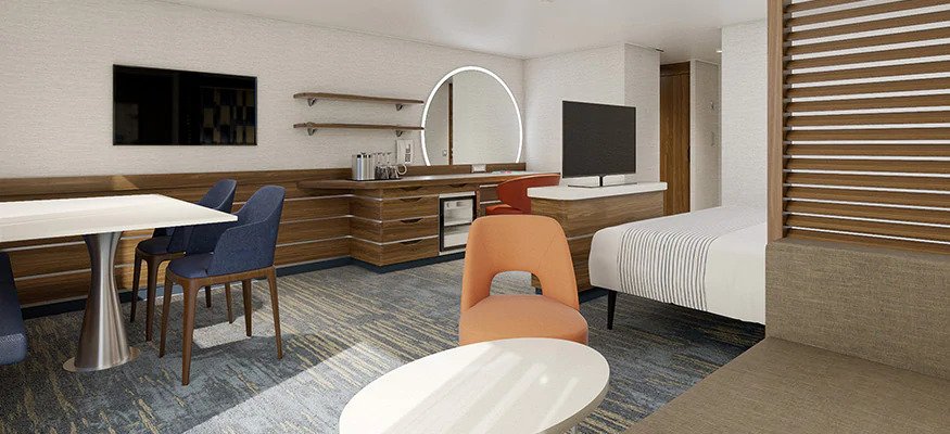 Excel Suite on Carnival Mardi Gras