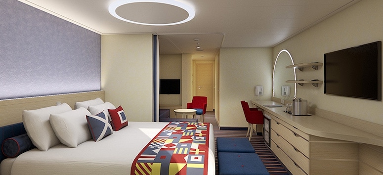 mardi gras family harbor ocean view room