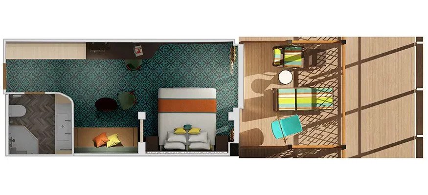 Havana Cabana Suite on Carnival Mardi Gras